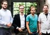Das Patience-Gründerteam: (v.l.n.r.) Moritz Hunsdiek (COO), Nikolaus Thomale (CEO), Daniel Berndt (Chief Data Scientist) und Jan Zimmek (CTO)